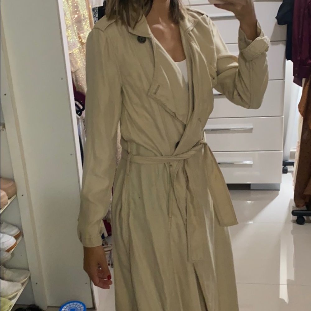 A&F Drapey Trench Coat